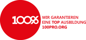 Ausbildungsinitiative 100PRO: Wir machen mit und übernehmen Verantwortung.