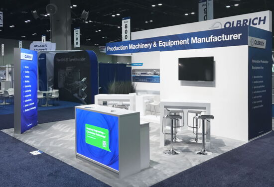 Exhibition booth Olbrich ICE Orlando17 Mueller International Exhibit Services 02