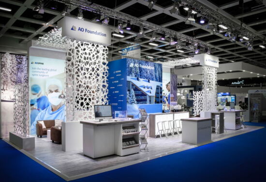 Messestand aoFoundation mueller messebau DKOU 2017 1