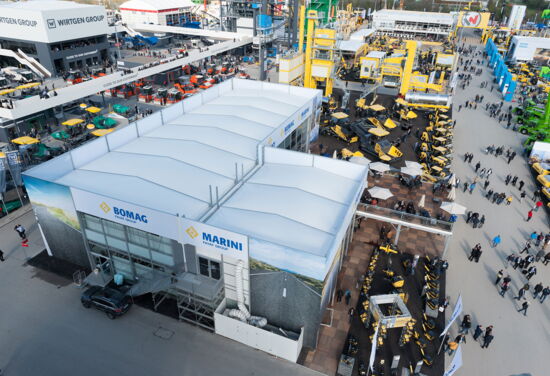 Messestand bomag fayat mueller messebau bauma muenchen 32