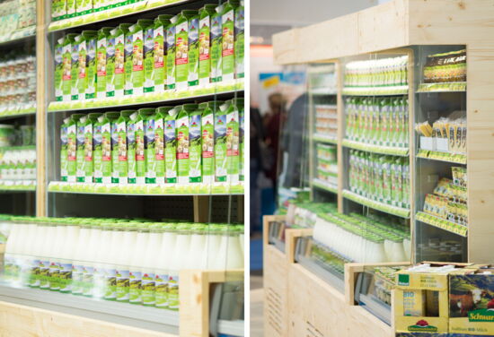 Messestand schwarzwaldmilch mueller messebau edeka innovationsmesse17 04