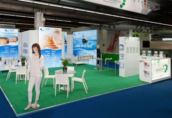 Messestand smartfiber mueller messebau techtextil2011 2