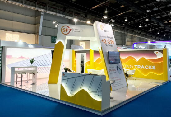 Messestand soltec mueller messebau RenewableEnergyIndiaExpo 2017 01