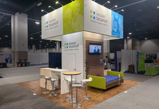Exhibition booth wissner bosserhoff LeadingAgeExpo denver22 Mueller International Exhibit Services 02
