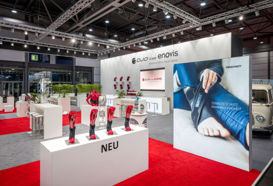 Messestand enovis mueller messebau ot world 2022 6