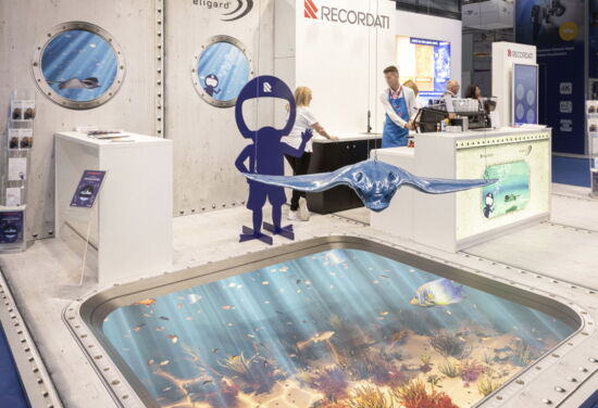 Messestand recordati mueller messebau dgu2024 4