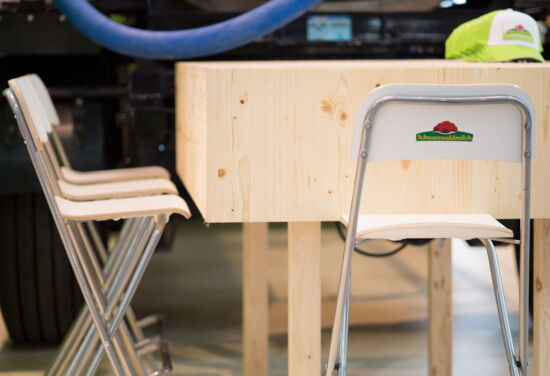 Messestand schwarzwaldmilch mueller messebau edeka innovationsmesse17 05