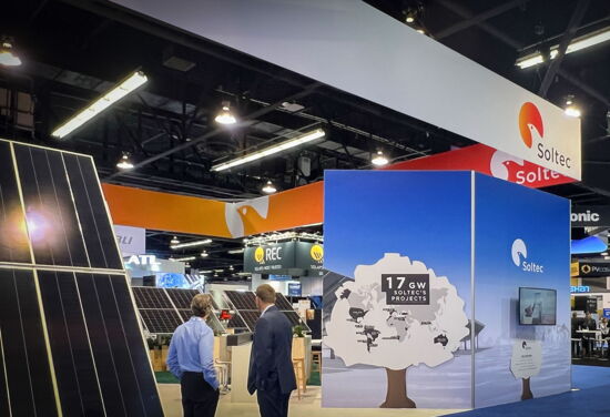 Messestand soltec mueller messebau spi2022 3