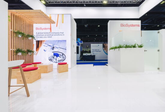 Messestand BioSysems mueller messebau medlab23 4