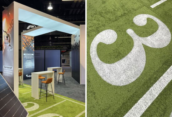 Messestand soltec MuellerInternationalExhibitServices REPlus2024 2