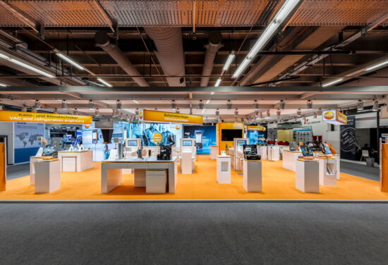 Messestand testo mueller messebau ish 2019 2