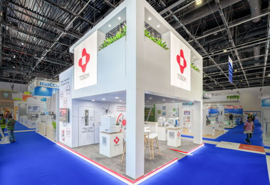 Messestand tosoh mueller messebau medlab2024 1