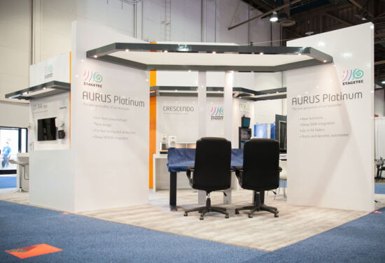 Exhibition booth Stagetec Salzbrenner NAB LasVegas Mueller International Exhibit Services 05