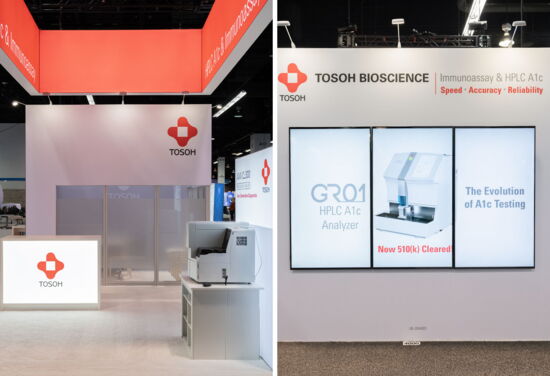 Messestand Tosoh ADLM 2026 MuellerInternationalExhibitServices 2026 7
