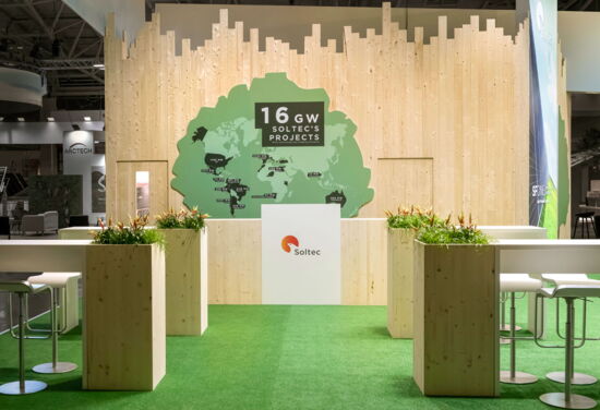 Messestand soltec mueller messebau intersolar2022 4
