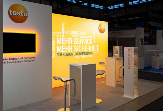 Messestand testo mueller messebau ie2019 1