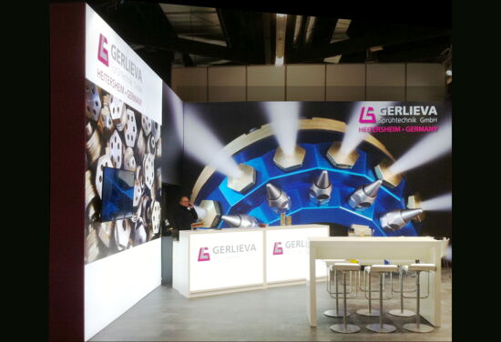 Messestand Gerlieva mueller messebau euroguss 2018 1
