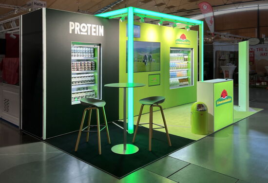 Messestand schwarzwaldmilch mueller messebau Innovationsmesse25 2