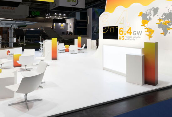 Messestand soltec MuellerMessebau intersolar 2019 05