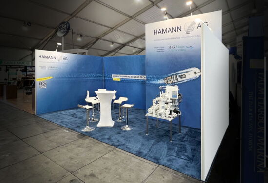 Exhibition booth Hamann internationalBoatShow FortLauderdale22 Mueller International Exhibit Services 01