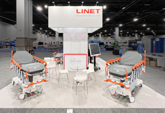 Exhibition booth Linet ena denver22 Mueller International Exhibit Services 02