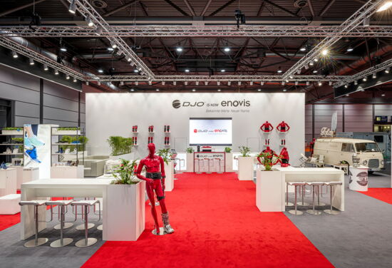 Messestand enovis mueller messebau ot world 2022 1