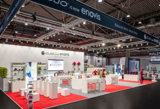 Messestand enovis mueller messebau ot world 2022 2