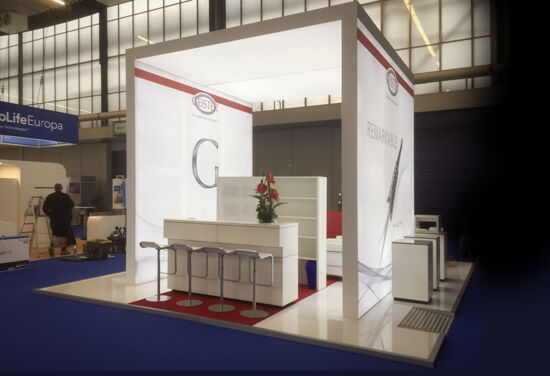 Messestand geister mueller messebau eacts2015 2