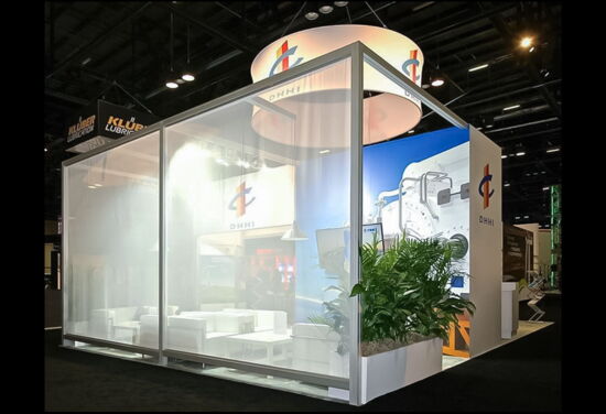 Exhibition booth DHHI AWEA Orlando Mueller International Exhibit Services 01