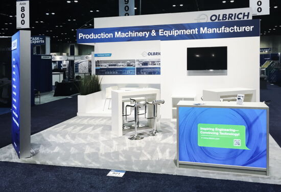 Exhibition booth Olbrich ICE Orlando17 Mueller International Exhibit Services 01