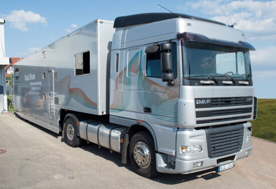 Messestand oetiker mueller messebau roadtruck2018 1