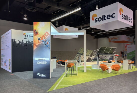 Messestand soltec MuellerInternationalExhibitServices REPlus2024 3