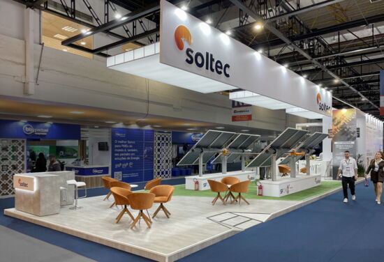Messestand soltec MuellerInternationalExhibitServices TheSmarterE 2024 2