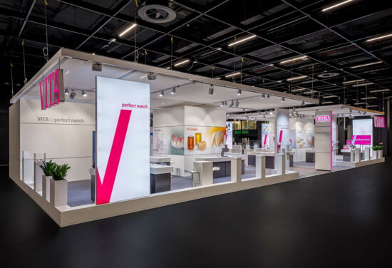Messestand vita zahnfabrik mueller messebau ids2021 3
