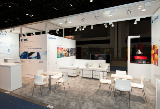 Exhibition booth Eckart NPE Orlando Mueller International Exhibit Services 01