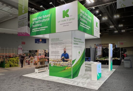 Exhibition booth KlasmannDeilmann Cultivate Columbus23 Mueller International Exhibit Services 04