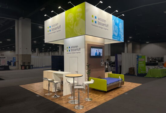 Exhibition booth wissner bosserhoff LeadingAgeExpo denver22 Mueller International Exhibit Services 02