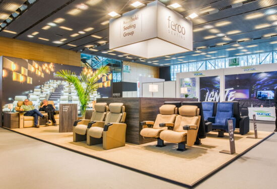 Messestand ferco mueller messebau cinema europe2022 7
