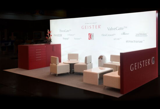 Messestand geister medizintechnik mueller messebau eacts2021 1