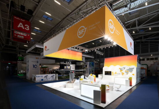 Messestand soltec MuellerMessebau intersolar 2019 03