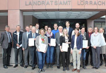 Lob und Urkunde für ECOfit-Betriebe – feierliche Abschlussveranstaltung in Lörrach