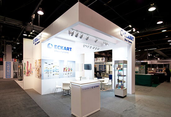Exhibition booth Eckart Labelexpo Mueller International Exhibit Services 06