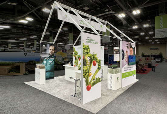 Exhibition booth KlasmannDeilmann Cultivate MuellerInternationalExhibitServices 04