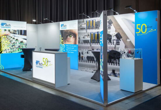 Messestand fritsch mueller messebau ie2019 2