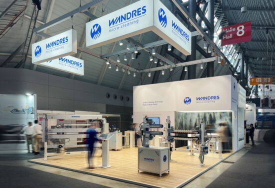 Messestand wandres mueller messebau blechexpo 2023 1