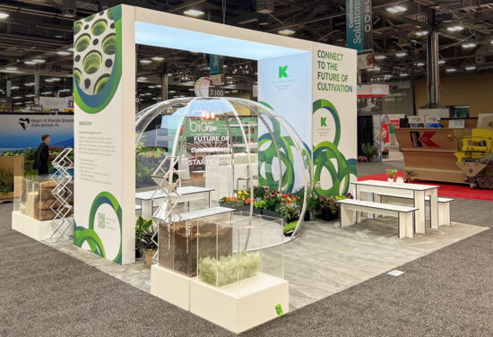 Exhibition booth KlasmannDeilmann Cultivate Columbus22 Mueller International Exhibit Services 01