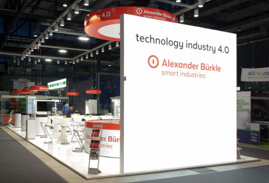 Messestand alexander buerkle mueller messebau ie2019 2