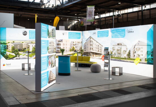 Messestand bpd mueller messebau immo2023 1