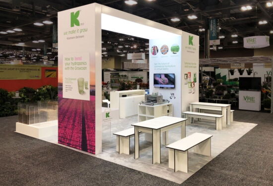 Exhibition booth KlasmannDeilmann Cultivate Columbus19 Mueller International Exhibit Services 02