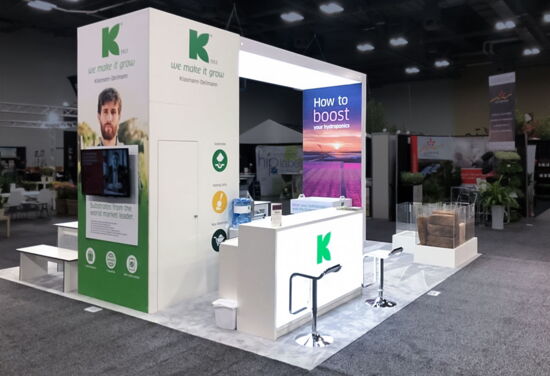 Exhibition booth KlasmannDeilmann Cultivate Columbus19 Mueller International Exhibit Services 03